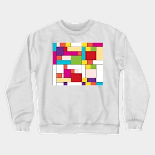 Mondrian Minimalist Crewneck Sweatshirt